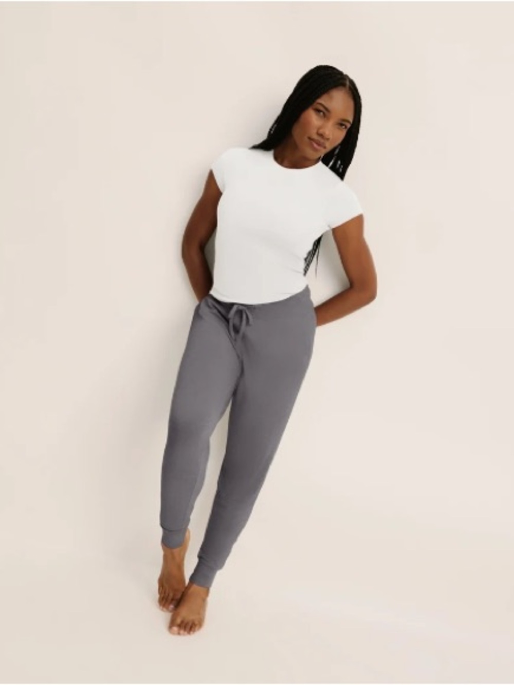 KNIX Modal joggers soft pink sz M